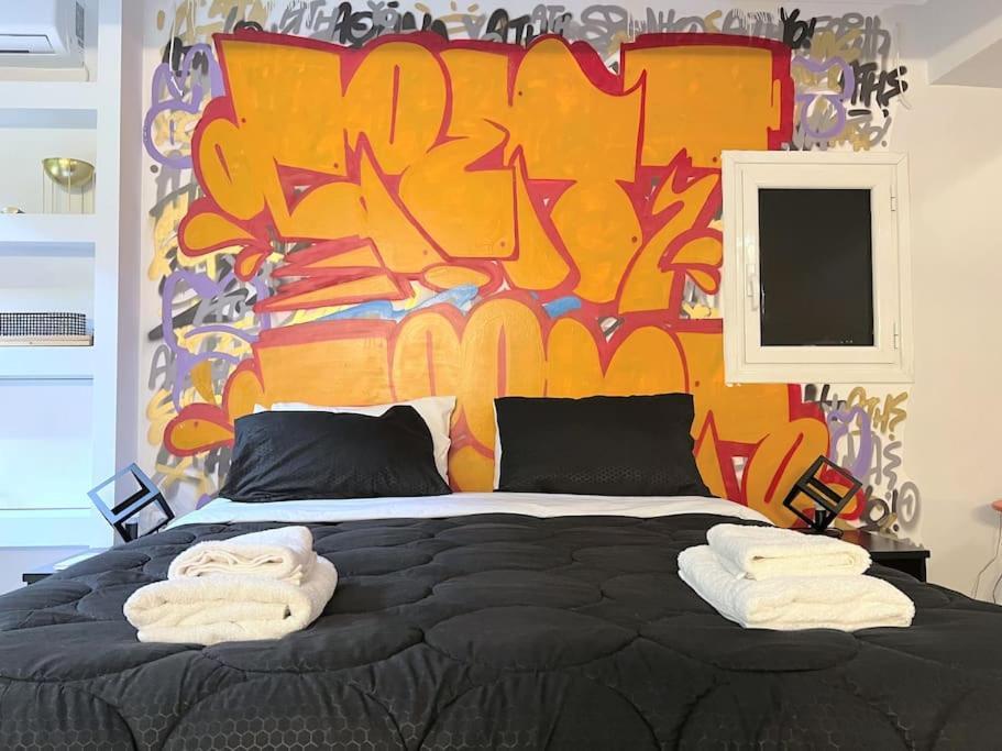 Brand New Modern Street-Style Studio /City Center Athene Buitenkant foto