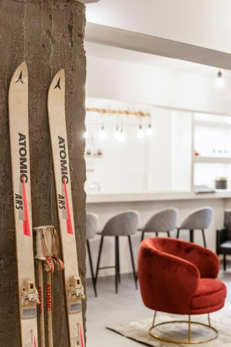 Brand New Modern Street-Style Studio /City Center Athene Buitenkant foto