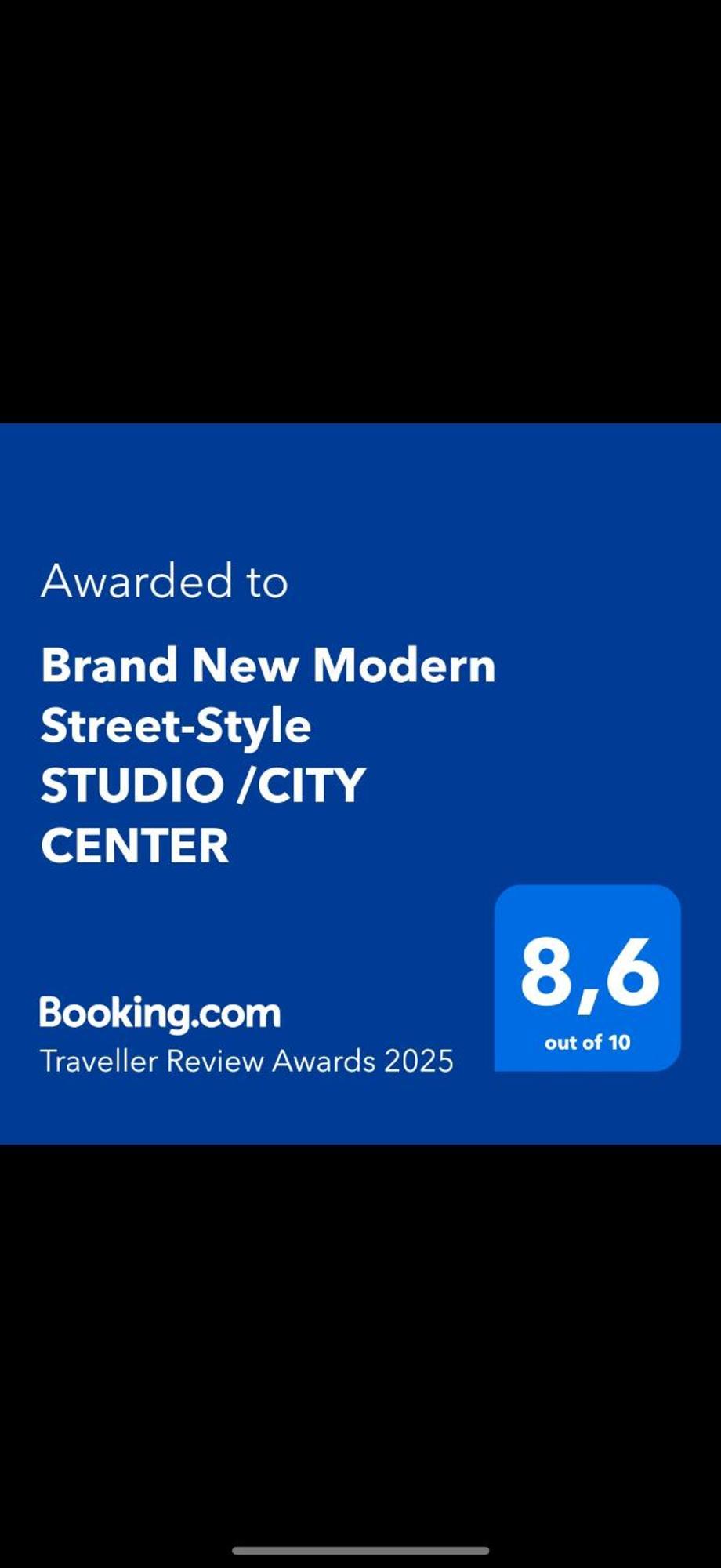 Brand New Modern Street-Style Studio /City Center Athene Buitenkant foto